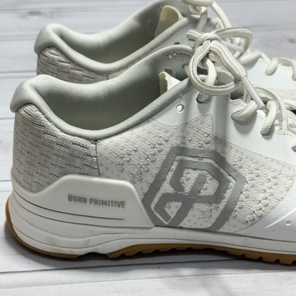 Born Primitive Savage 1 Training Shoes Mens 9 White CrossFit Gym Sneakers